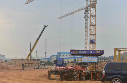 梧州高新區加緊建設廠房