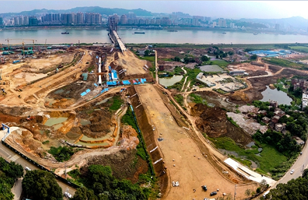 南岸片區建設如火如荼