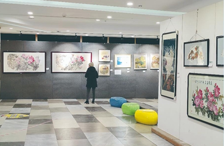展出書畫作品