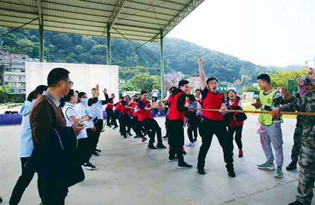 趣味運動強體魄 團結奮戰“開門紅”