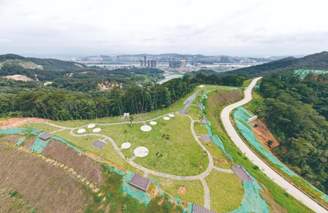 廣信森林公園多個區域建設成型