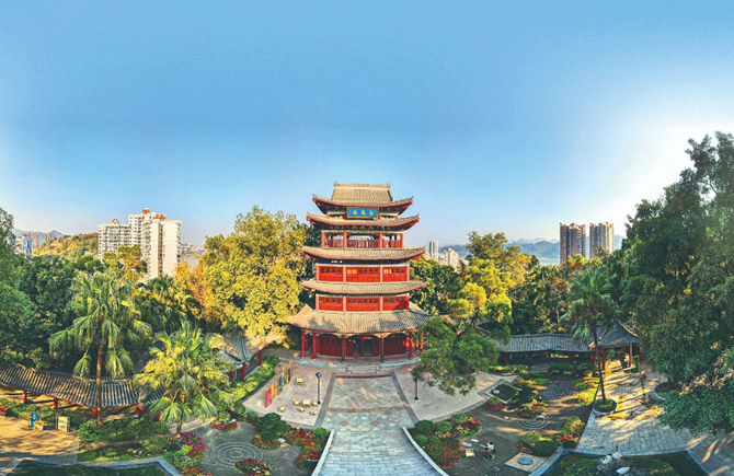 珠山公園煥發(fā)新活力